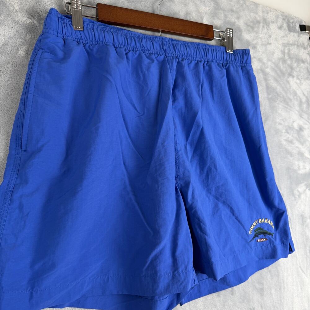 Tommy Bahama Cargo Swim Trunks Blue Mens Medium